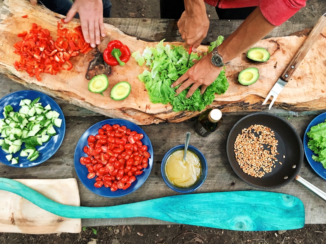 Quick healthy meal preparation